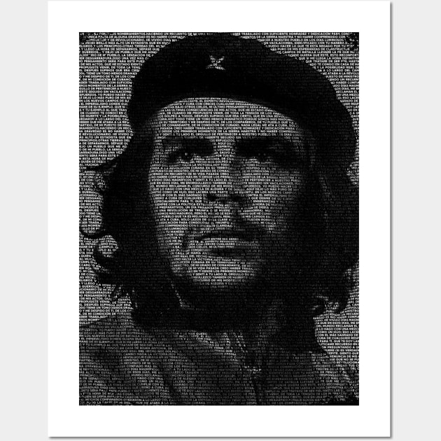 Che Guevara Rebel Cuban Guerrilla Revolution T-Shirt Wall Art by HiDearPrint